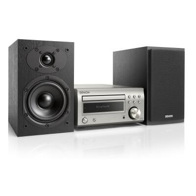 Micro Chaîne Denon D-M41 DAB Bluetooth Noir et Argent Micro Chaîne Denon D-M41 DAB Bluetooth Noir et Argent