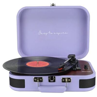 Platenspeler VC600 - Draaitafel - Bluetooth - Vinyl Speler & Converter - Lilac Platenspeler VC600 - Draaitafel - Bluetooth - Vinyl Speler & Converter - Lilac