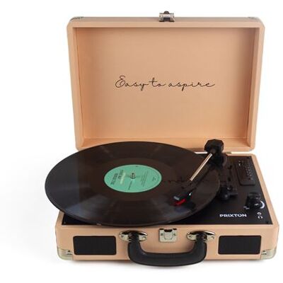 Platenspeler VC400 - Draaitafel - Bluetooth - Vinyl Speler & Converter - Peach Platenspeler VC400 - Draaitafel - Bluetooth - Vinyl Speler & Converter - Peach