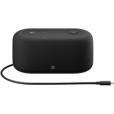 Microsoft Audio Dock - Luidsprekertelefoon / dokstation - met bekabeling - USB-C - matzwart - gecertificeerd voor Microsoft Teams Microsoft Audio Dock - Luidsprekertelefoon / dokstation - met bekabeling - USB-C - matzwart - gecertificeerd voor Microsoft Teams
