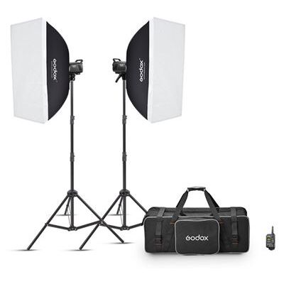 Godox Kit 2 Studioflash MS300V-F Zwart en wit Godox Kit 2 Studioflash MS300V-F Zwart en wit