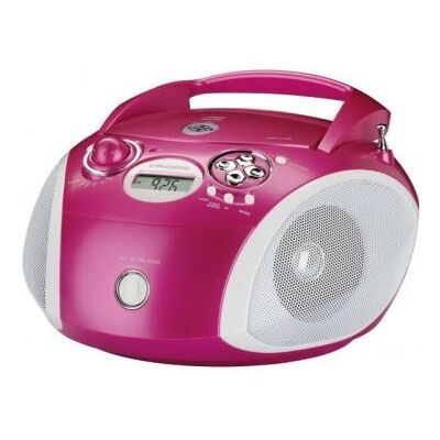 Grundig RCD 1445 USB - Boombox - roze Grundig RCD 1445 USB - Boombox - roze