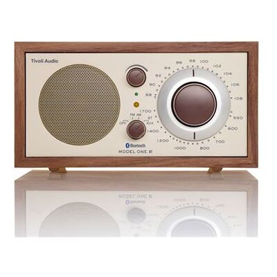 Radio Tivoli Audio Model One Walnoot en beige Radio Tivoli Audio Model One Walnoot en beige