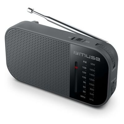 Muse Draagbare radio M-025 R Grijs en zwart Muse Draagbare radio M-025 R Grijs en zwart