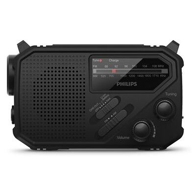 Philips Draagbare radio met zaklamp Zwart Philips Draagbare radio met zaklamp Zwart