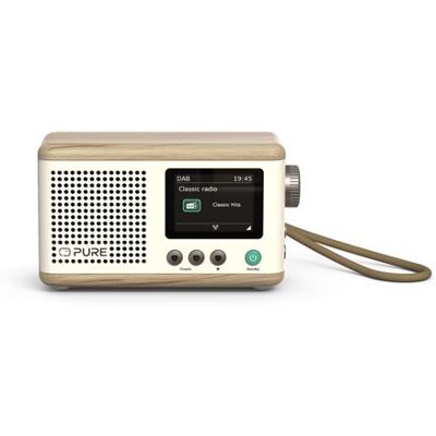 Pure Draagbare Bluetooth-radio Classic Mini FM/DAB+ Wit Pure Draagbare Bluetooth-radio Classic Mini FM/DAB+ Wit