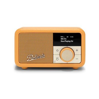 Roberts Revival Draagbare Draadloze Bluetooth radio Petite 2 Geel Roberts Revival Draagbare Draadloze Bluetooth radio Petite 2 Geel