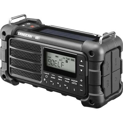 Sangean Bluetooth draagbare radio MMR-99 DAB Midnight Black met zonnepaneel en dynamo Sangean Bluetooth draagbare radio MMR-99 DAB Midnight Black met zonnepaneel en dynamo