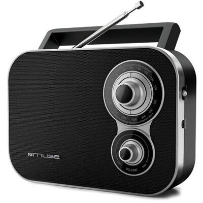 Muse Analoge radio M-051 R Zwart Muse Analoge radio M-051 R Zwart
