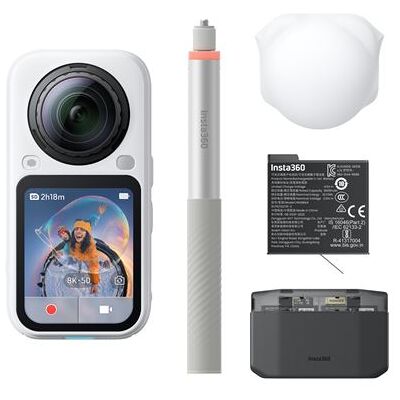 Insta360 Sportcamera X6 Essentials Bundle Arctic White Insta360 Sportcamera X6 Essentials Bundle Arctic White
