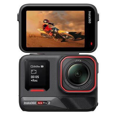 Insta360 Sportcamera Ace Pro 2 Zwart + 2e accupack Insta360 Sportcamera Ace Pro 2 Zwart + 2e accupack