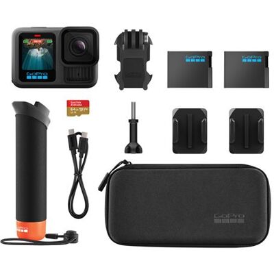 Gopro Sportcamera Bundel Hero13 Zwart + Accessoires Gopro Sportcamera Bundel Hero13 Zwart + Accessoires