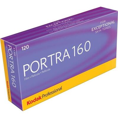 Kodak Kleurenfilm Portra 160 Formaat 120 Pak van 5 Kodak Kleurenfilm Portra 160 Formaat 120 Pak van 5