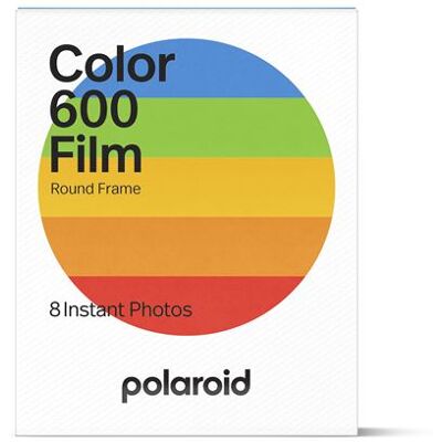 Kleurenfilm voor Polaroid i-Type en 600 White Edition instant camera's met rond frame Kleurenfilm voor Polaroid i-Type en 600 White Edition instant camera's met rond frame