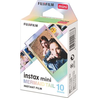 Set van 10 Fujifilm Instax Instant fotopapier Mini Mermaid Tail Set van 10 Fujifilm Instax Instant fotopapier Mini Mermaid Tail
