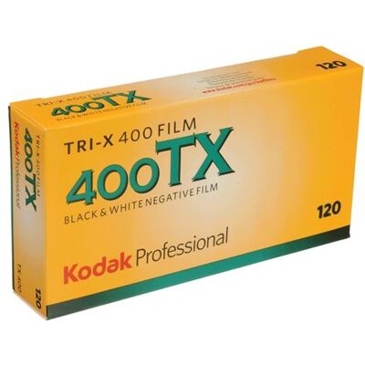 Set van 5 Kodak Tri-X 400 iso Zwart-wit 120 films Set van 5 Kodak Tri-X 400 iso Zwart-wit 120 films