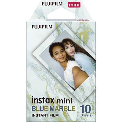 Fujifilm Fuji Film Instax Mini Blue Marble - 10 vellen Fujifilm Fuji Film Instax Mini Blue Marble - 10 vellen
