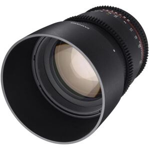 Samyang Hybride videolens VDSLR 85mm T1.5 MK2 Zwart voor Sony E Samyang Hybride videolens VDSLR 85mm T1.5 MK2 Zwart voor Sony E