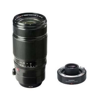 Fujifilm Hybride Lens Kit Xf 50-140 Mm F/2.8 R Lm Ois Wr + Xf 1.4x Tc Wr Zwart Fujifilm Hybride Lens Kit Xf 50-140 Mm F/2.8 R Lm Ois Wr + Xf 1.4x Tc Wr Zwart
