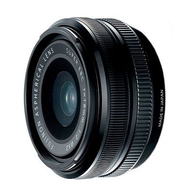 Fujifilm Fuji Hybride lens XF 18 mm f/2 R Zwart Fujifilm Fuji Hybride lens XF 18 mm f/2 R Zwart