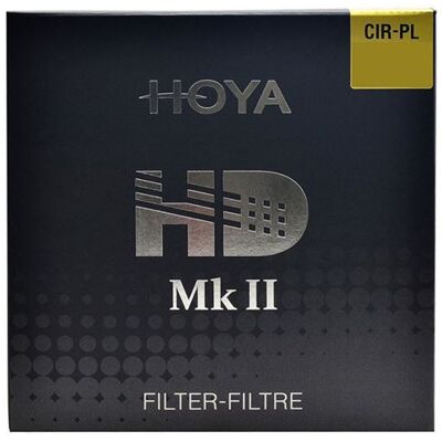 Hoya HD MkII 55 mm circulair polarisatiefilter zwart Hoya HD MkII 55 mm circulair polarisatiefilter zwart