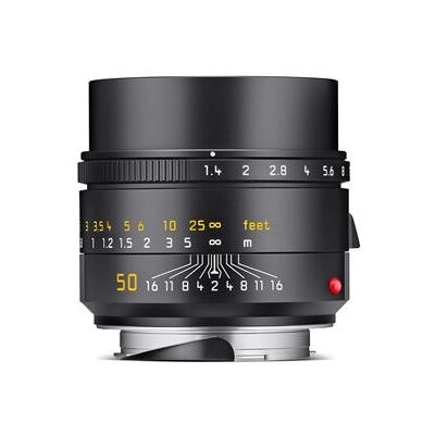 Leica Hybride lens Summilux M 50mm f/1.4 ASPH Zwart geanodiseerd Leica Hybride lens Summilux M 50mm f/1.4 ASPH Zwart geanodiseerd