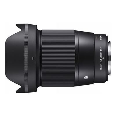 Sigma Hybride Lens 16 Mm F/1.4 Dc Dn Contemporary Zwart Voor Fuji X Sigma Hybride Lens 16 Mm F/1.4 Dc Dn Contemporary Zwart Voor Fuji X