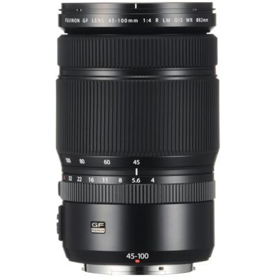 Fujifilm Fuji GF 45-100mm f/4 R LM OIS WR hybride lens zwart Fujifilm Fuji GF 45-100mm f/4 R LM OIS WR hybride lens zwart