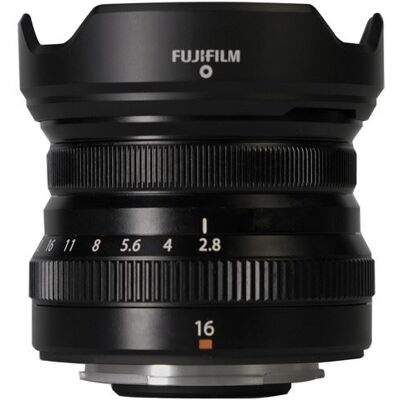 Fujifilm Fuji Lens met vaste brandpuntsafstand XF 16 mm f/2.8 R WR Zwart Fujifilm Fuji Lens met vaste brandpuntsafstand XF 16 mm f/2.8 R WR Zwart