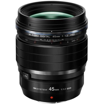 Om System Vaste lens M.Zuiko Digital ED 45 mm f1.2 Pro Zwart Om System Vaste lens M.Zuiko Digital ED 45 mm f1.2 Pro Zwart
