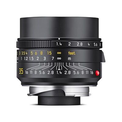 Leica Hybride Lens Summilux Leica M 35mm F/1.4 Asph Zwart Leica Hybride Lens Summilux Leica M 35mm F/1.4 Asph Zwart