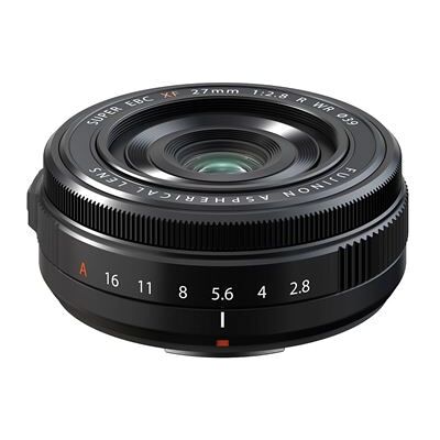 Fujifilm Fuji Hybride lens XF 27mm f/2.8 R WR PH Zwart Fujifilm Fuji Hybride lens XF 27mm f/2.8 R WR PH Zwart