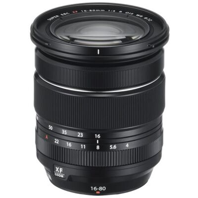 Fujifilm Objectief Fujinon XF 16-80mm f/4 R OIS WR Zwart Fujifilm Objectief Fujinon XF 16-80mm f/4 R OIS WR Zwart