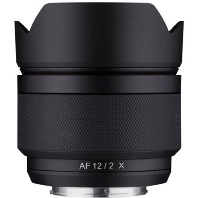 Samyang Hybride lens AF 12 mm f/2 Zwart voor Fuji X Samyang Hybride lens AF 12 mm f/2 Zwart voor Fuji X