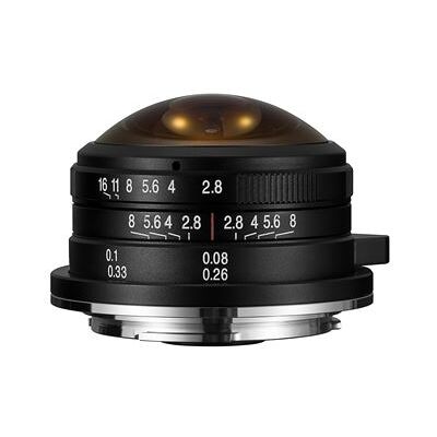 Laowa Hybride lens 4 mm f/2.8 Fisheye voor Sony E Laowa Hybride lens 4 mm f/2.8 Fisheye voor Sony E