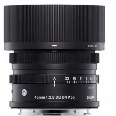 Sigma Hybride lens 45 mm f/2.8 DN Contemporary Zwarte montuur Sony E Sigma Hybride lens 45 mm f/2.8 DN Contemporary Zwarte montuur Sony E