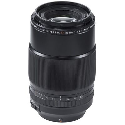 Fujifilm Hybride Objectief XF 80mm f/2.8 R LM OIS WR Macro Zwart Fujifilm Hybride Objectief XF 80mm f/2.8 R LM OIS WR Macro Zwart