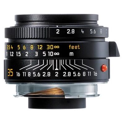 Leica Hybride Lens Summicron M 35 Mm F/2 Asph. Zwart Leica Hybride Lens Summicron M 35 Mm F/2 Asph. Zwart