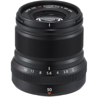 Fujifilm Hybride lens XF 50 mm f/2 R WR Zwart Fujifilm Hybride lens XF 50 mm f/2 R WR Zwart