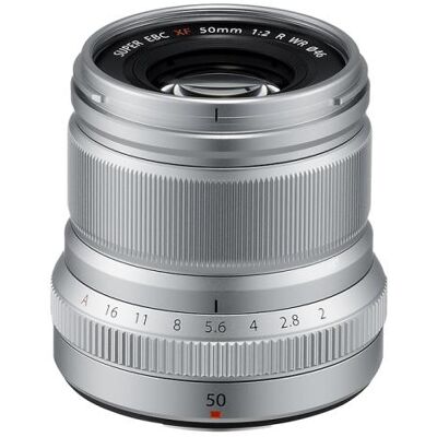 Fujifilm Fuji Hybride lens XF 50 mm f/2 R WR Silver Fujifilm Fuji Hybride lens XF 50 mm f/2 R WR Silver