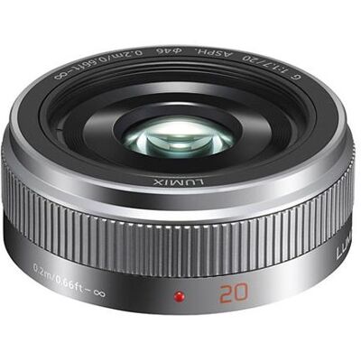 Panasonic Lumix G 20mm f/1.7 Hybride Lens Zilver Panasonic Lumix G 20mm f/1.7 Hybride Lens Zilver