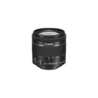Canon EF-S 18-55 mm f/4-5.6 IS STM Lens Zwart Canon EF-S 18-55 mm f/4-5.6 IS STM Lens Zwart
