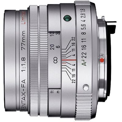 Pentax Smc FA 77 mm f/1.8 Silver Limited Edition Pentax Smc FA 77 mm f/1.8 Silver Limited Edition