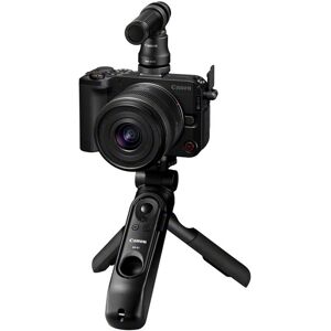 Canon Hybride Camera EOS R50 Zwart + RF-S 14-30mm lens voor EOS R-systeem + HG-100TBR statiefhandgreep + DM-E100 microfoon + 128 GB SD-kaart Canon Hybride Camera EOS R50 Zwart + RF-S 14-30mm lens voor EOS R-systeem + HG-100TBR statiefhandgreep + DM-E100 microfoon + 128 GB SD-kaart