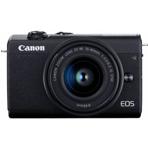 Canon EOS M200 - Digitale camera - spiegelloos - 24.1 MP - APS-C - 4K / 25 beelden per seconde - 3x optische zoom EF-M 15 - 45 mm-IS- en 55 - 200 mm-lenzen - Wi-Fi, Bluetooth - zwart Canon EOS M200 - Digitale camera - spiegelloos - 24.1 MP - APS-C - 4K / 25 beelden per seconde - 3x optische zoom EF-M 15 - 45 mm-IS- en 55 - 200 mm-lenzen - Wi-Fi, Bluetooth - zwart