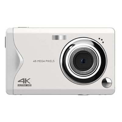 Digitale camera, Aiorber 48 MP, 1080P FHD-camera, 3,0 inch, compactcamera, 16x digitale zoom, draagbaar, voor tieners, volwassenen en beginners, wit Digitale camera, Aiorber 48 MP, 1080P FHD-camera, 3,0 inch, compactcamera, 16x digitale zoom, draagbaar, voor tieners, volwassenen en beginners, wit