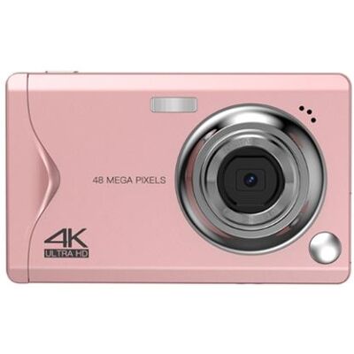 Digitale camera, Aiorber 48 MP, 1080P FHD-camera, 3,0 inch, compactcamera, 16x digitale zoom, draagbaar, voor tieners en volwassenen die net beginnen, roze Digitale camera, Aiorber 48 MP, 1080P FHD-camera, 3,0 inch, compactcamera, 16x digitale zoom, draagbaar, voor tieners en volwassenen die net beginnen, roze