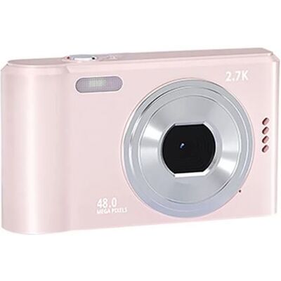 Mini-digitale camera met draagkoord, Aiorber CCD, 2,4 inch, 8x zoom, draagbare videocamera, camera met geheugenkaart, cadeau voor kinderen en studenten, roze Mini-digitale camera met draagkoord, Aiorber CCD, 2,4 inch, 8x zoom, draagbare videocamera, camera met geheugenkaart, cadeau voor kinderen en studenten, roze