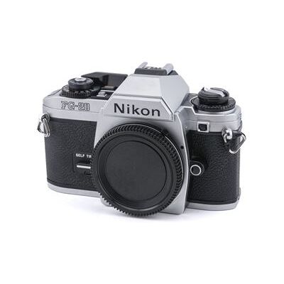 Nikon Analoge Camera FG-20 Zwart en Grijs Refurbished Nikon Analoge Camera FG-20 Zwart en Grijs Refurbished