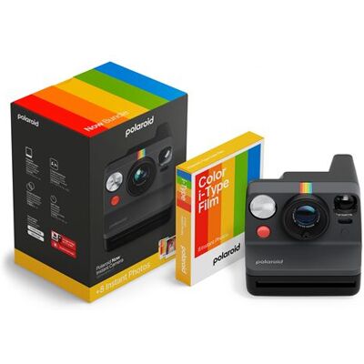 Polaroid Instant camera Now + Filmpack 8 foto's Zwart Polaroid Instant camera Now + Filmpack 8 foto's Zwart